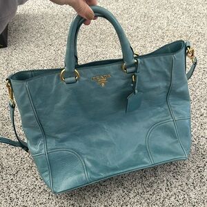 PRADA Leather Tote Bag